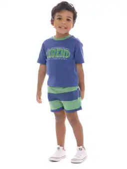 Walmart Wonder Nation Toddler Boys Graphic Tee and Striped Shorts Set, 2-Piece, Sizes 12M-5T offer