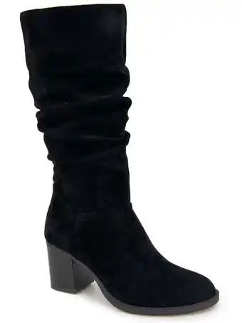 Walmart Kenneth Cole Reaction Womens Sonia Faux Suede Casual Mid-Calf Boots offer