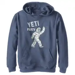 Walmart Boy's Lost Gods Yeti to Party Distressed Pull Over Hoodie Navy Blue Heather Large offer