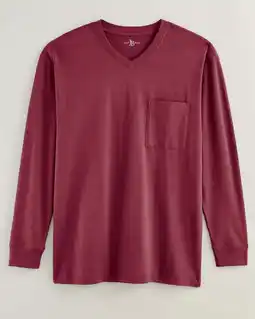 Walmart John Blair Everyday Jersey Knit Long-Sleeve Pocket V-Neck Tee offer