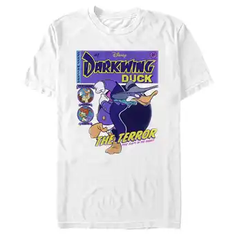 Walmart Men's Darkwing Duck Comic Cover Graphic Tee White Medium offer