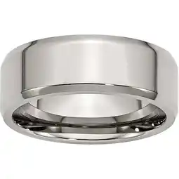 Walmart Stainless Steel Beveled Edge 8mm Polished Band offer