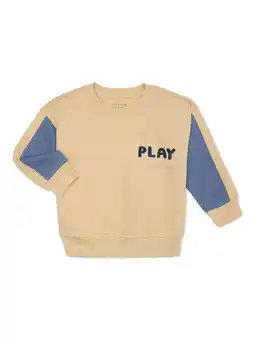 Walmart easy-peasy Toddler Boy Frech Terry Sweatshirt, Sizes Sizes 18M-5T offer