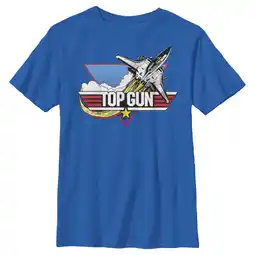 Walmart Boy's Top Gun Fighter Jet Logo Graphic T-Shirt offer