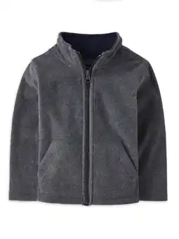 Walmart The Children's Place Toddler Boys Fleece Winter Quarter-Zip Jacket, Sizes 2T-5T offer