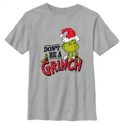 Walmart Boy's Dr. Seuss Christmas Don't Be a Grinch Graphic T-Shirt offer