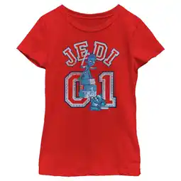 Walmart Girl's Star Wars: Young Jedi Adventures Kai and Nubs Jedi 01 Graphic Tee Red Small offer