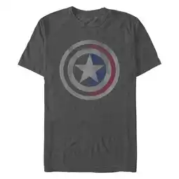 Walmart Men's Marvel Captain America Half Shield T-Shirt offer