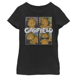 Walmart Girl's Garfield Character Cool Portraits Graphic T-Shirt offer