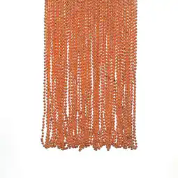 Walmart Orange Metallic Beads Necklace 4Dz - Jewelry - 48 Pieces offer