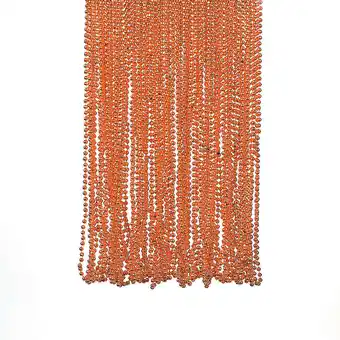 Walmart Orange Metallic Beads Necklace 4Dz - Jewelry - 48 Pieces offer