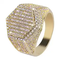 Walmart Evlvelym Summer Savings Clearance Men'S Fashion Diamond Fashion Diamond Jewelry offer