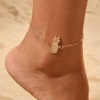 Walmart Wentin Reduced Anklet Jewelry Beads Bo Foot Boho Anklets Gothic Beach Pineapple Anklet Chain Anklet offer