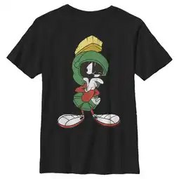 Walmart Boy's Looney Tunes Marvin the Martian Thinking Graphic Tee Black Small offer