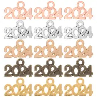 Walmart Eease 100pcs 2024 Charm Mini Alloy Signet Pendant for Graduation Tassel DIY Jewelry offer