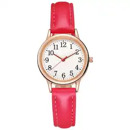 Walmart JikouIivo Numerals Classic Fashion Leather Strap Watch Quality Gift Watch Women's Watch offer