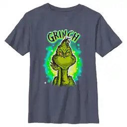 Walmart Boy's Dr. Seuss Airbrush Grinch Graphic T-Shirt offer