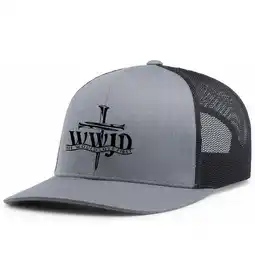 Walmart Mens Christian Hat WWJD He Would Love Mens Mesh Back Trucker Hat Baseball Cap-Heather Grey/Black offer