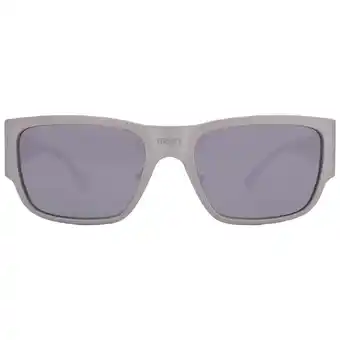 Walmart Versace Light Grey Mirror Black Square Men's Sunglasses VE2262 12666G 56 offer