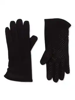 Walmart Time and Tru Women's Driving Winter Glove, OSFM, Black Soot offer