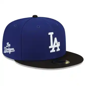 Walmart Men's New Era Royal Los Angeles Dodgers 2022 City Connect 59FIFTY Team Fitted Hat offer