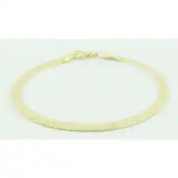 Walmart 14k Gold Herringbone 7.5 Inch Bracelet offer