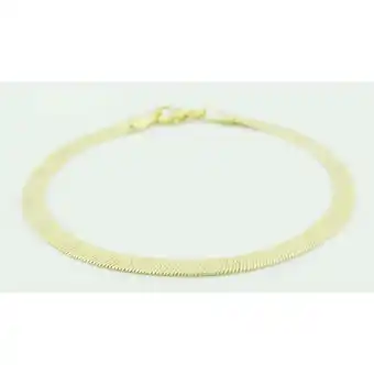 Walmart 14k Gold Herringbone 7.5 Inch Bracelet offer