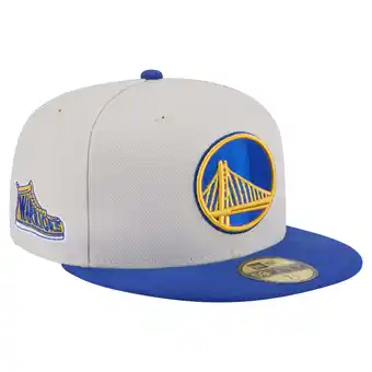 Walmart Men's Golden State Warriors New Era Stone Victory Grove Vintage Sidepatch Sneaker 59FIFTY Fitted Hat offer