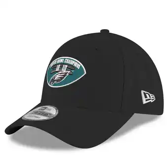 Walmart Men's New Era Black Philadelphia Eagles Two-Time Super Bowl Champions 9FORTY Adjustable Hat offer