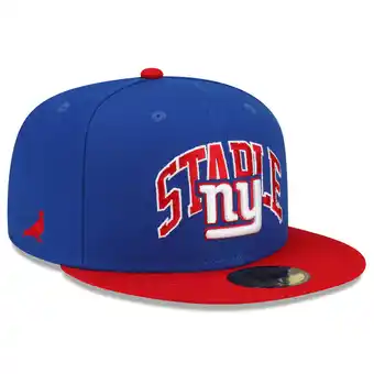 Walmart Men's New Era Royal/Red New York Giants NFL x Staple Collection 59FIFTY Fitted Hat offer