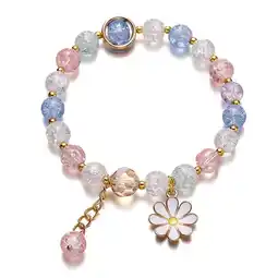 Walmart Multi-Color Floral Bracelet Stylish Daisy Beads Handmade Jewelry Women Gift offer