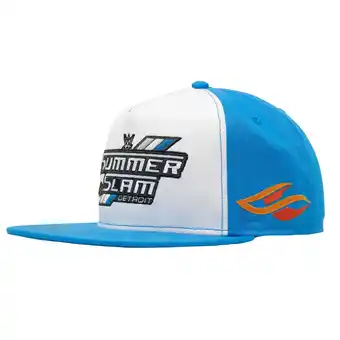 Walmart Men's Ripple Junction Blue/White SummerSlam 2023 Snapback Hat offer