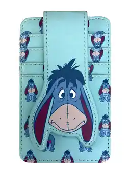 Walmart Womens Disney Eeyore Card Holder Wallet Button Snap Closure offer