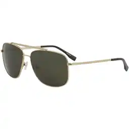 Walmart Lacoste L188S 714 Men's Green Lens Gold Metal Frame Sunglasses offer