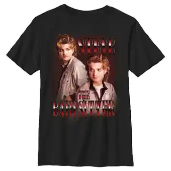 Walmart Boy's Stranger Things Steve The Babysitter Graphic T-Shirt offer