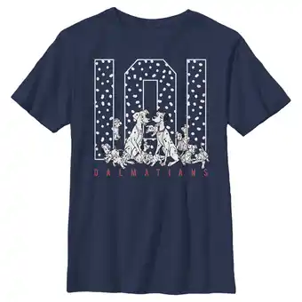 Walmart Boy's One Hundred and One Dalmatians The Whole Family Graphic Tee Navy Blue X Small offer