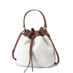 Walmart MKF Collection Saryn Women’s Vegan Leather Bucket Bag by Mia K- Browm offer