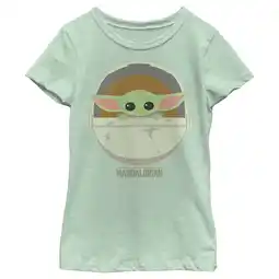 Walmart Girl's Star Wars: The Mandalorian The Child Cartoon Art Bassinet Graphic Tee Mint Medium offer