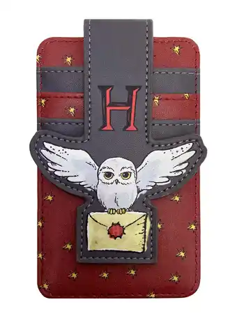 Walmart Womens Harry Potter Hedwig Owl Card Holder Wallet Button Snap Closure offer