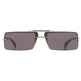 Walmart Salvatore Ferragamo Dark Grey Pilot Unisex Sunglasses SF306S 042 65 offer