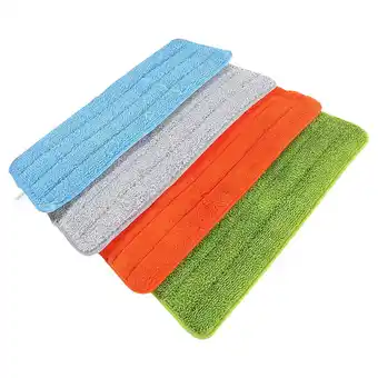 Walmart 4 Pcs Mop Cloth Dust Push Washable Replacement Pads Fiber offer