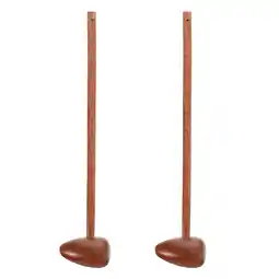 Walmart NUOLUX 2pcs Wooden Massager Hammers Massaging Tools Creative Auction Hammers (Coffee) offer