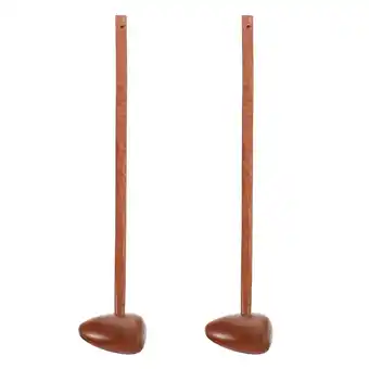 Walmart NUOLUX 2pcs Wooden Massager Hammers Massaging Tools Creative Auction Hammers (Coffee) offer