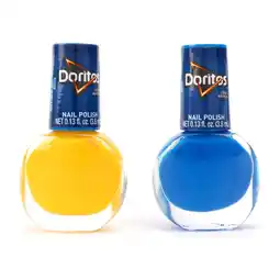 Walmart Doritos 2 piece Nail polish Set, .27 oz, Orange and Blue Nail Polish offer