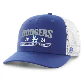 Walmart Men's '47 Royal Los Angeles Dodgers 2024 National League Champions Trucker Adjustable Hat offer