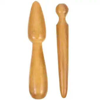 Walmart said 2Pcs Wood Acupuncture Point Sticks Wooden Massage Sticks Indoor Outdoor Massaging Sticks offer