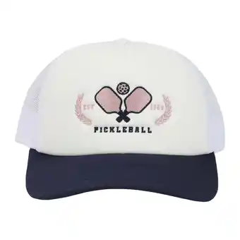 Walmart Pickleball Paddles White Foam Trucker Hat offer