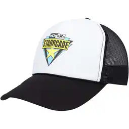 Walmart Men's Chalk Line White WCW Starrcade Logo Trucker Adjustable Hat offer