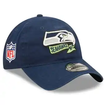 Walmart Men's New Era Navy Seattle Seahawks 2022 Sideline 9TWENTY Adjustable Hat - OSFA offer