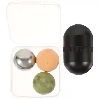 Walmart Volcanic Stone Ball Cooling Jade Massager Neck Roller Eye Massaging Facial Tools offer